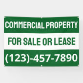 Anpassen Kommerzieller Immobilien für Verkauf oder Banner (Horizontal)