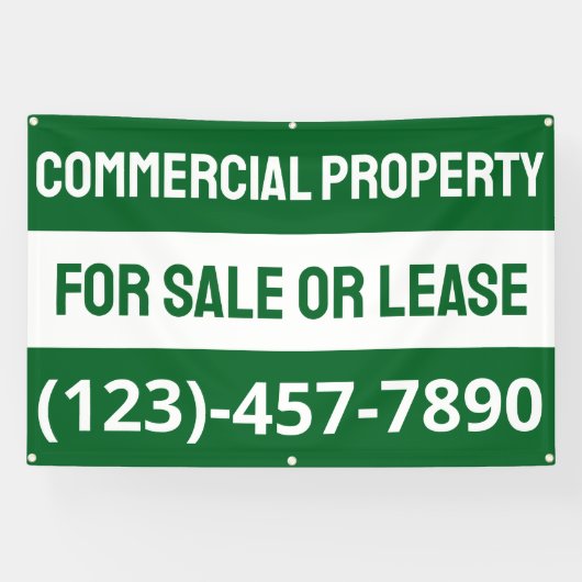 Anpassen Kommerzieller Immobilien für Verkauf oder Banner (Horizontal)