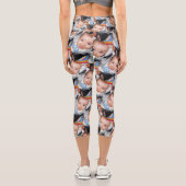 Anpassen mit dem benutzerdefinierten Foto Capri Leggings (Rückseite)