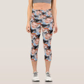 Anpassen mit dem benutzerdefinierten Foto Capri Leggings (Vorderseite)
