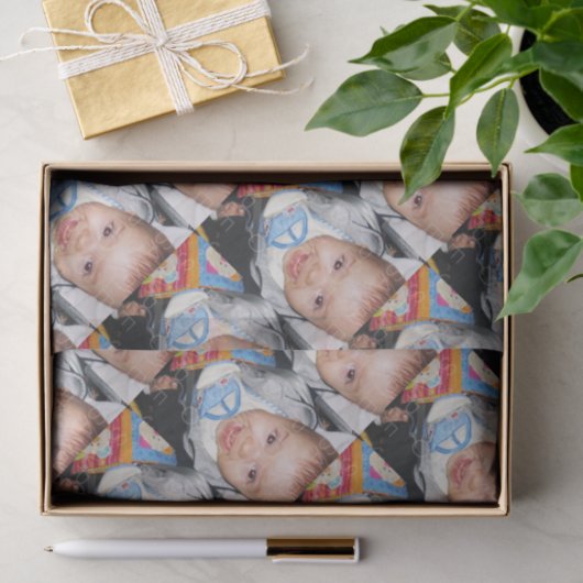 Anpassen mit dem Foto-Musterpapier Seidenpapier (Geschenk)