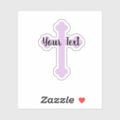 Anpassen mit dem Textkreuz Aufkleber (Blatt)