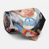 Anpassen mit doppelseitigem Foto Krawatte (Gerollt)