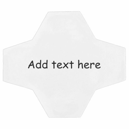 Anpassen mit eigenem Text Fußball (Flach)