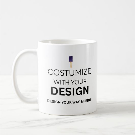 Anpassen mit Ihrem Design Kaffeetasse (Links)