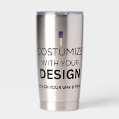 Anpassen mit Ihrem Design Thermobecher (Vorderseite)
