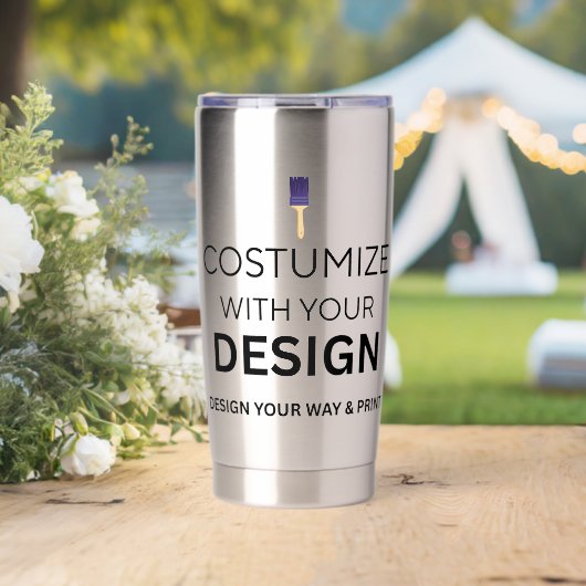 Anpassen mit Ihrem Design Thermobecher (Hochzeit (gedreht))