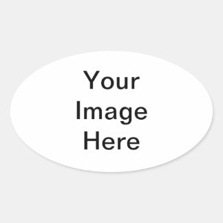 Anpassen mit Ihrem Firmenlogo oder Firmennamen Ovaler Aufkleber