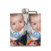 Anpassen mit Ihrem Foto Flachmann (Rückseite)