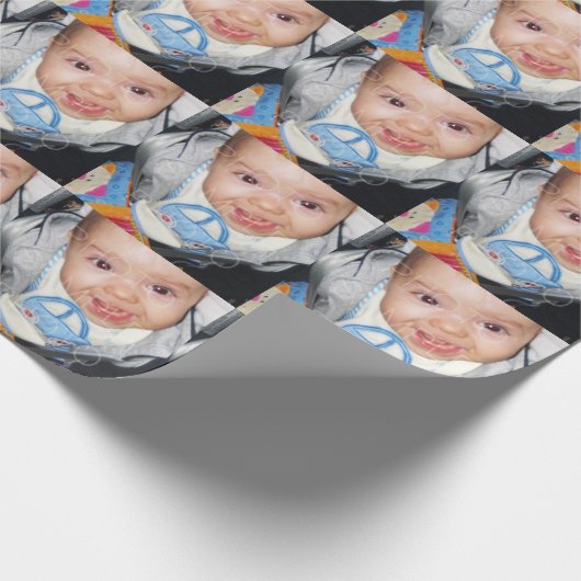 Anpassen mit Ihrem Foto Geschenkpapier (Ecke)