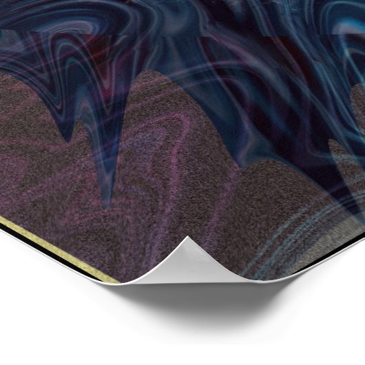 Anpassen mit Ihrem Foto Poster (Ecke)