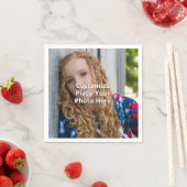 Anpassen mit Ihrem Foto Serviette (Beispiel)