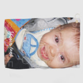 Anpassen mit Ihrem Foto und Text Golfhandtuch (Horizontal)