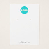 Anpassen mit Ihrem Logo-Ohrring (Vorderseite)