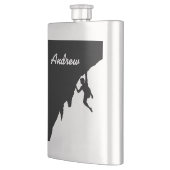 Anpassen mit Ihrem Namen Kletterkolben Flachmann (Links)