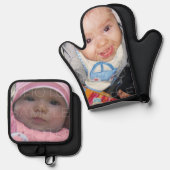 Anpassen mit Ihren Fotos Ofenhandschuh & Topflappen-Set (Vorderseite/Rückseite)