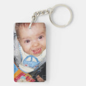 Anpassen mit Ihren Fotos Schlüsselanhänger (Rückseite)