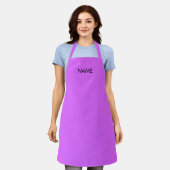 Anpassen mit Name, minimalistischem Orchid Schürze (Getragen)