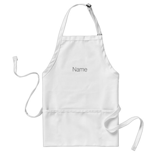 Anpassen mit NAME monogramm Black Schürze (Vorne)