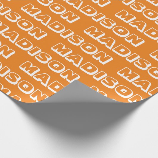 Anpassen mit Name, Text, Geburtstagsgeschenk Geschenkpapier (Ecke)