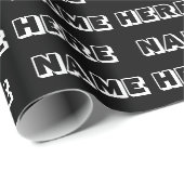 Anpassen mit Name, Text, Geburtstagsgeschenk Geschenkpapier (Rolleneckpunkt)