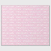 Anpassen mit Name, Text, Geburtstagsgeschenk Geschenkpapier (Flach)