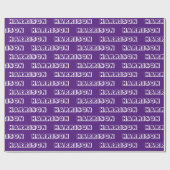 Anpassen mit Name, Text, Geburtstagsgeschenk Geschenkpapier (Flach)