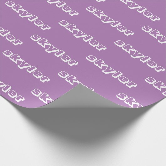 Anpassen mit Name, Text, Geburtstagsgeschenk Geschenkpapier (Ecke)