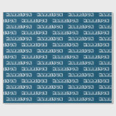 Anpassen mit Name, Text, Geburtstagsgeschenk Geschenkpapier (Flach)