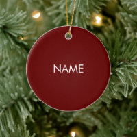 Anpassen mit Namen, Text minimalistischer Maroon w