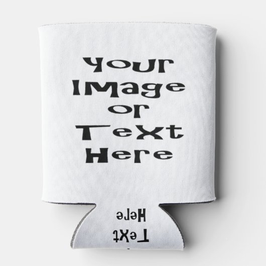 Anpassen mit personalisierten Bildern und Texten Dosenkühler (Rückseite)