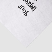 Anpassen mit personalisierten Bildern und Texten Seidenpapier (Ausschnitt)