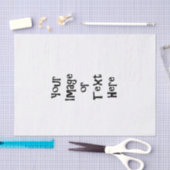 Anpassen mit personalisierten Bildern und Texten Seidenpapier (Handwerk)