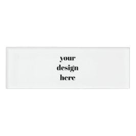 Anpassen Namenschild