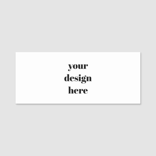 Anpassen Namensschild (Vorderseite)