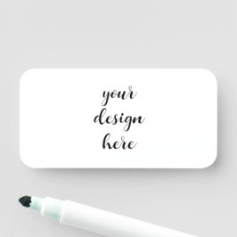 Anpassen Namensschild