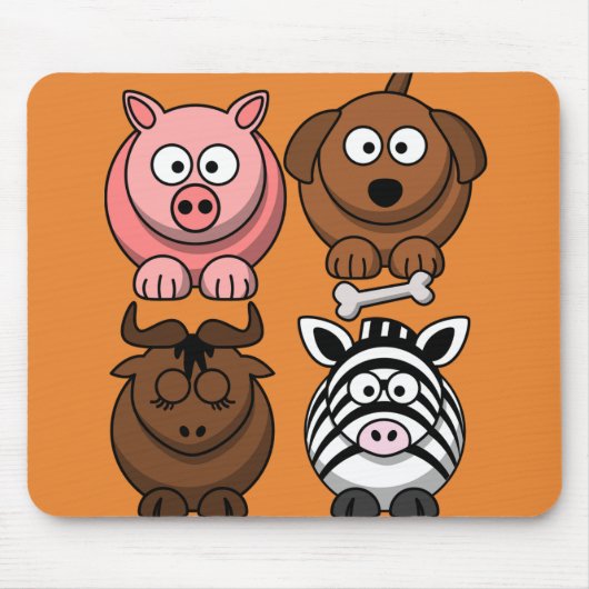 Anpassen Niedlicher Kindertiere Mousepad (Vorne)