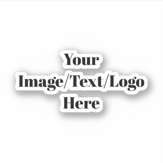 Anpassen oder Anpassen von Leerzeichenfolgen Aufkleber (Vorderseite)