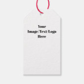 Anpassen oder Anpassen von Leerzeichenfolgen Geschenkanhänger (Vorderseite)