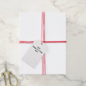 Anpassen oder Anpassen von Leerzeichenfolgen Geschenkanhänger (Mit Garn)