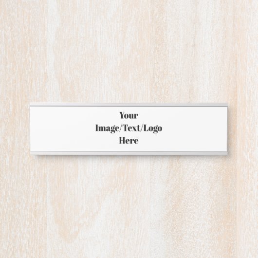 Anpassen oder Anpassen von Leerzeichenfolgen Türschild (Vorderseite )