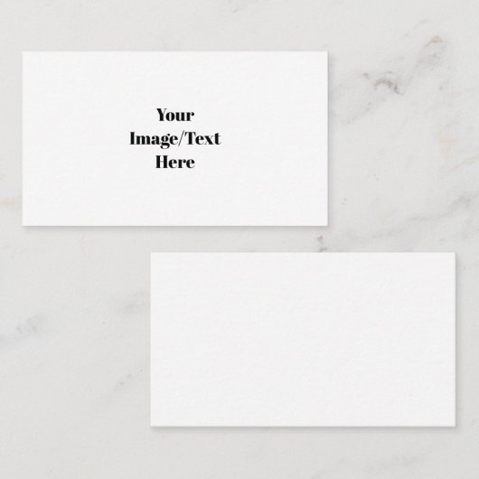 Anpassen oder Anpassen von Leerzeichenfolgen Visitenkarte (Vorne/Hinten)