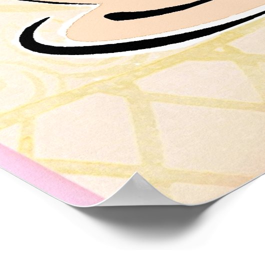 Anpassen oder Personalisieren - Fügen Sie Ihren Na Poster (Ecke)