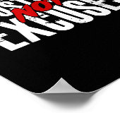 Anpassen ohne Ausreden Poster (Ecke)