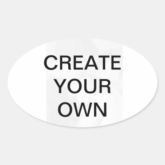 Anpassen Ovaler Aufkleber (Vorderseite)