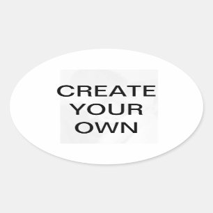 Anpassen Ovaler Aufkleber