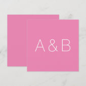 Anpassen, personalisieren des Alphabets als Anfang Dankeskarte (Vorne/Hinten)