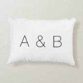 Anpassen, personalisieren des Alphabets als Anfang Dekokissen (Rückseite)