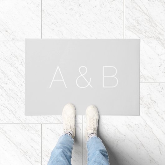 Anpassen, personalisieren des Alphabets als Anfang Fußmatte (Indoor)