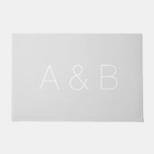 Anpassen, personalisieren des Alphabets als Anfang Fußmatte (Vorderseite)